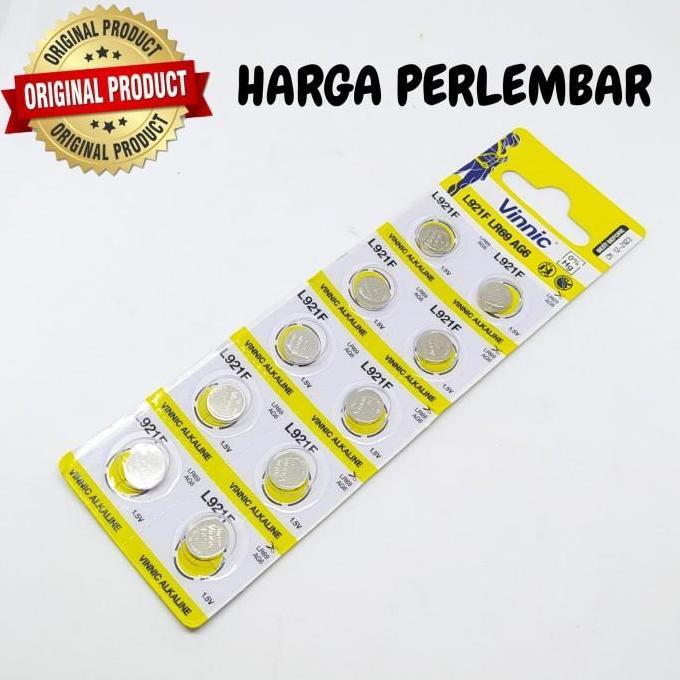 Baterai Vinnic L921F 921/920/Lr69/Ag6/371 Baterai Jam Tangan Watch Battery