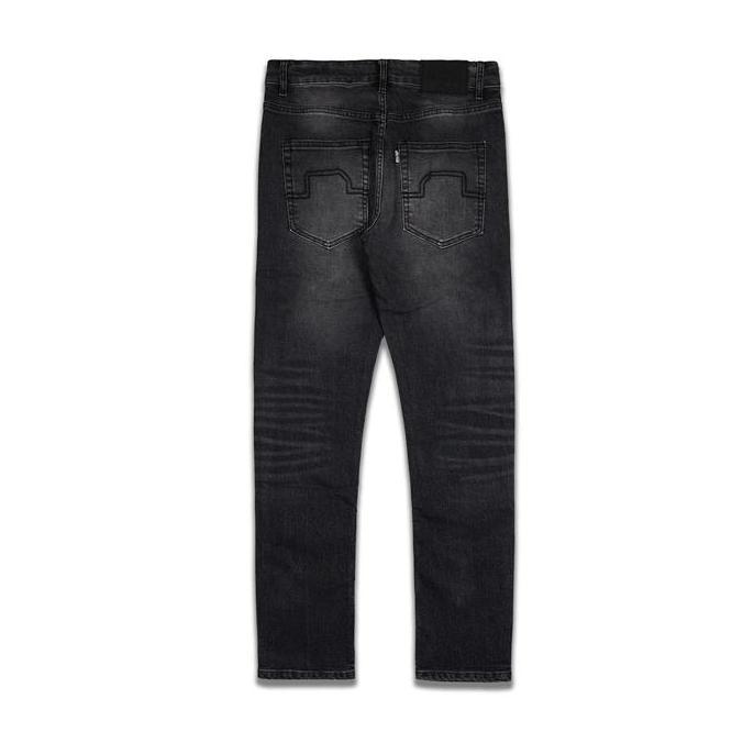 Black Id - Celana Panjang Denim Pria Black Wash Destroy | Lp Dnm Zhimba