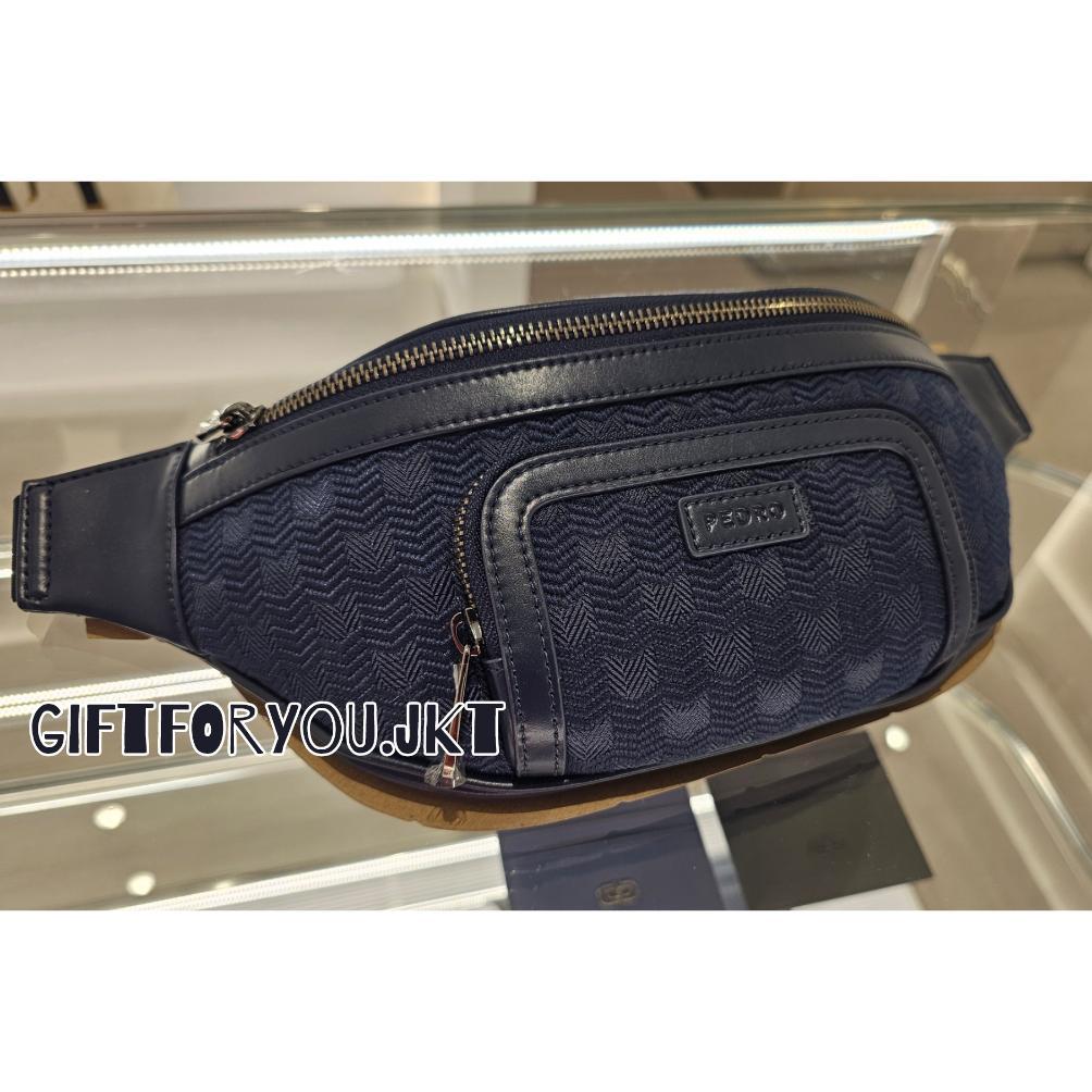 Tas Pedro Fred Sling Pouch Original Man Waist Sling Belt Bag Tas Pinggang Pria Cowok Laki Laki