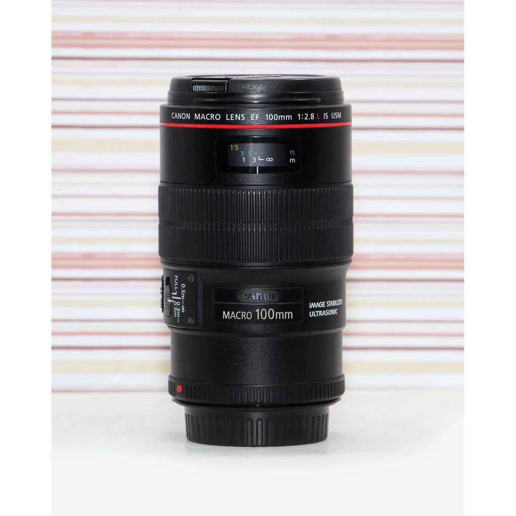 LENSA CANON EF 100 MM F/2.8 L IS USM - LENSA BEKAS - LENSA FIX SIAP PAKAI