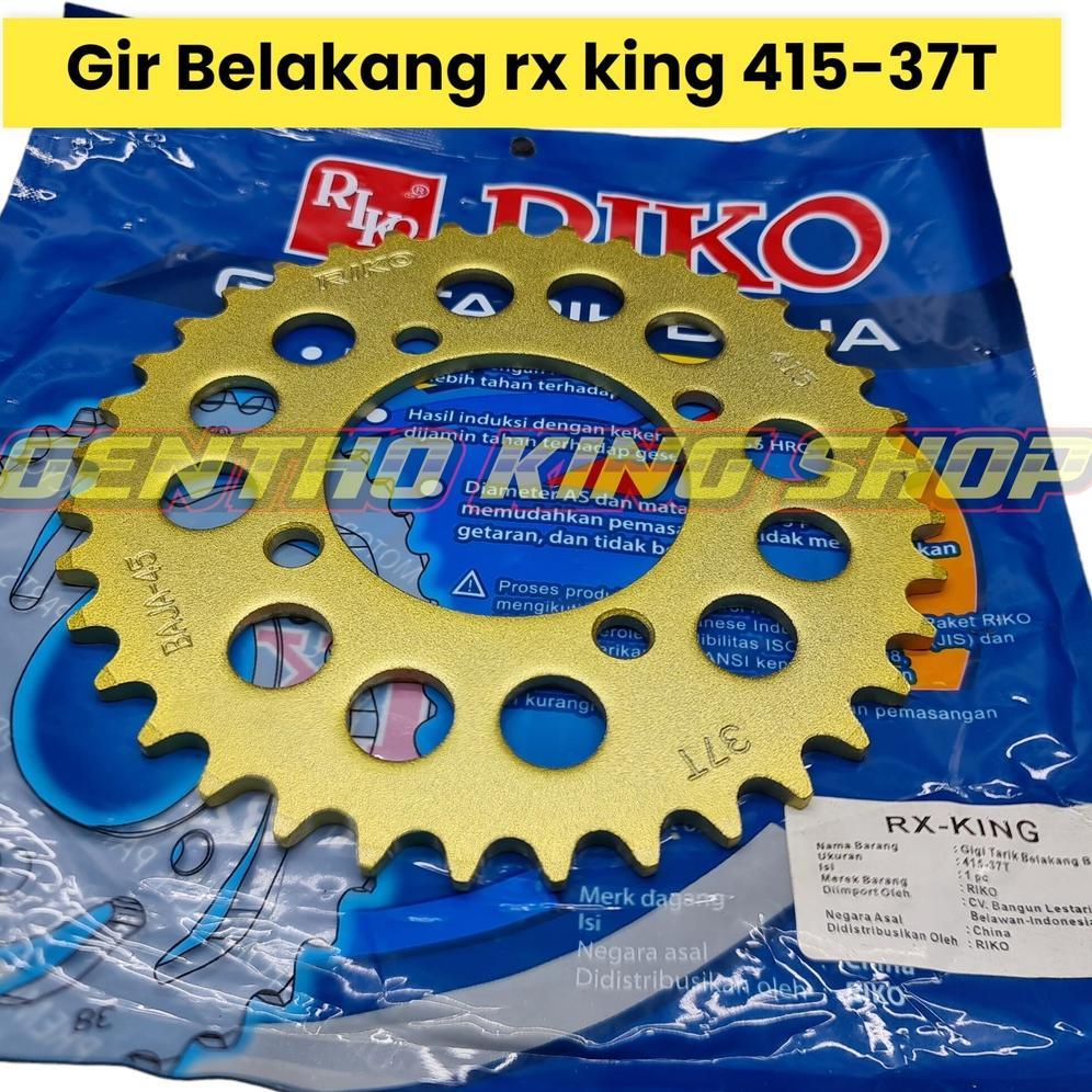 GIR GEAR BELAKANG RX KING RXKING FIZR JUPITER 415-37 GOLD RIKO MODEL SSS