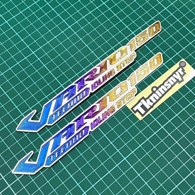 Emblem Titanium Vario 125/150 Sepasang Idling Stop Vietnam Terlaris
