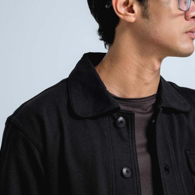 Jaket Pria Keren Fit Unisex Jb Trucker Bary Black