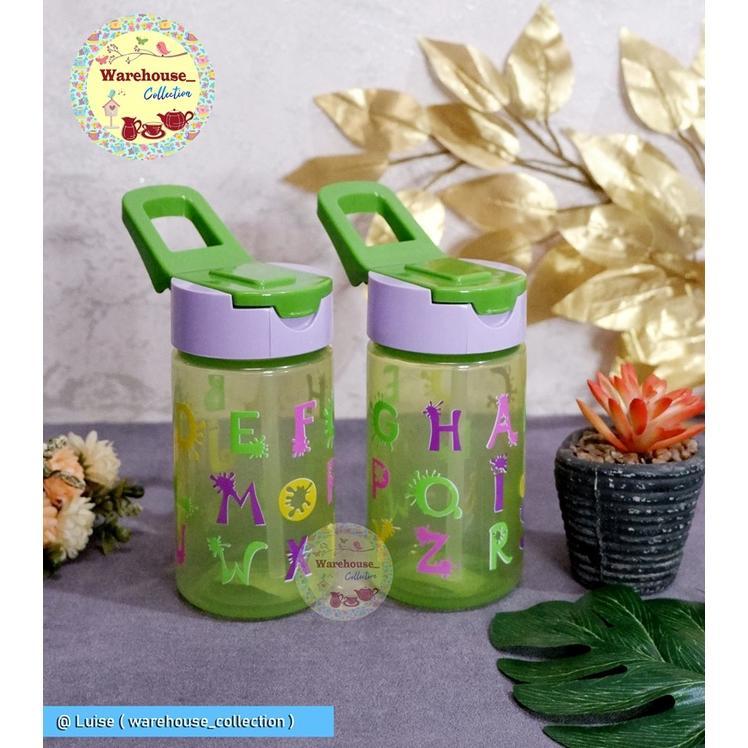 Botol Minum Anak Dengan Sedotan 430 Ml/Botol Air Motif/ Botol Air Herevin Decorated (W&Co)
