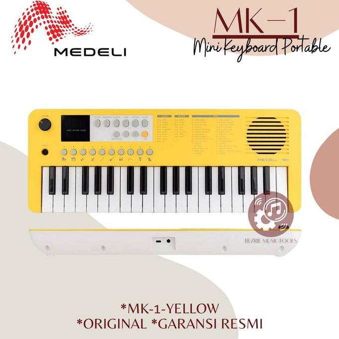Medeli MK1 Mini Keyboard Portable Medeli Mk-1 Keyboard Pemula Medeli Mk1 Keyboard Mini
