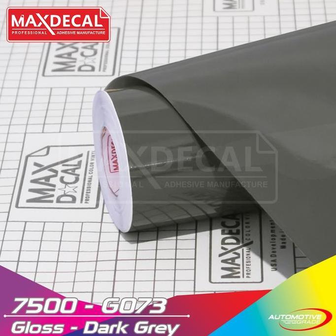 Promo Sticker Dark Grey Abu tua Glossy Doff Maxdecal 7500 G073 M073 COD