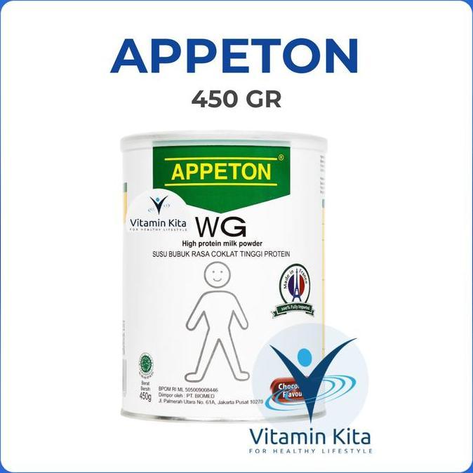 APPETON WEIGHT GAIN SUSU UNTUK GEMUK RASA COKLAT 450 Gr