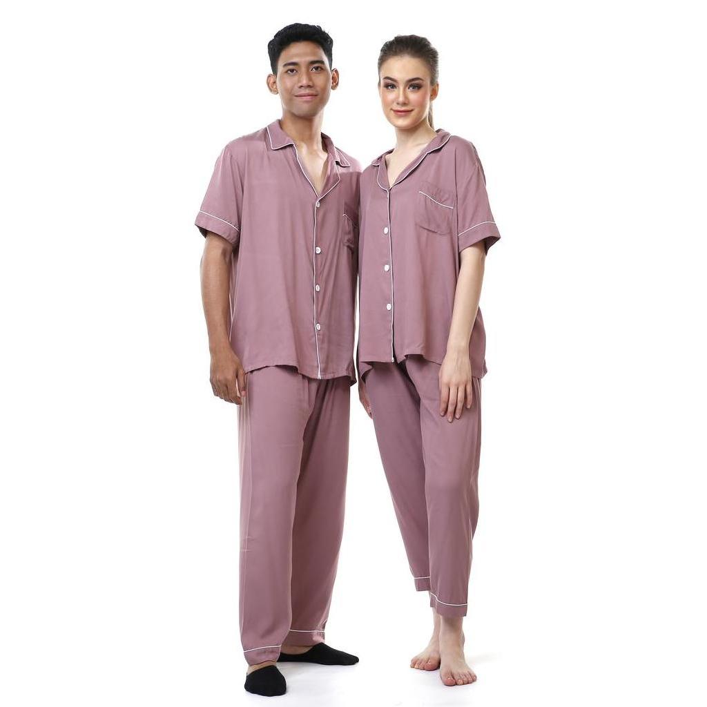 Zavyn Setelan Piyama Couple Rayon Twill Premium CP