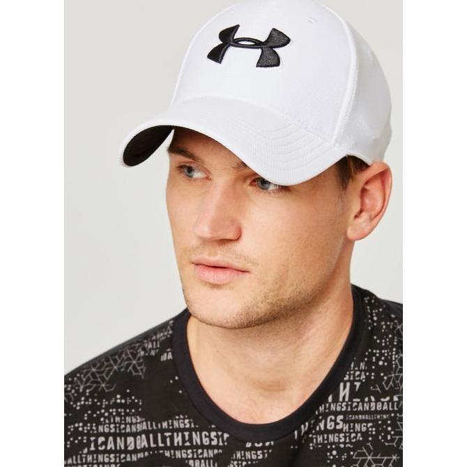 Men Golf Cap White Original - Topi Golf Pria Branded U003 CO