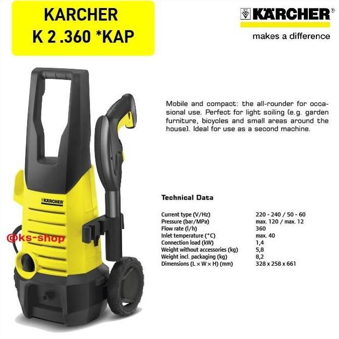 BEBAS ONGKIR - karcher K2.360 / Karcher K 2.360