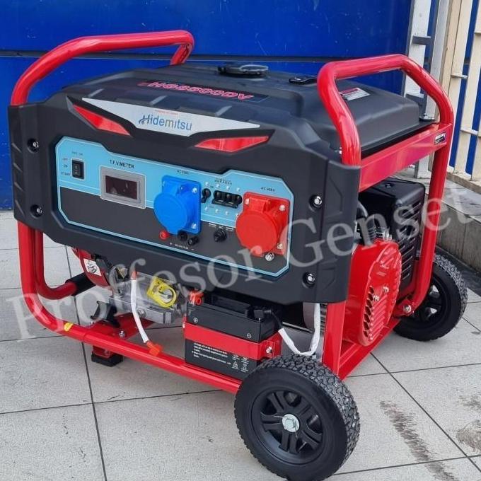 Genset Honda Hidemitsu 8 Kva 5000 Watt 3 Phase Hg8500Dv 6500 Watt
