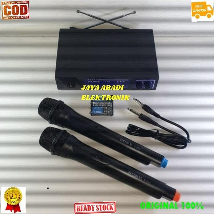 Kr15 Original Naiwa Aiwa Echo Vokal Mic Wireless Microphone Wireless Garansi