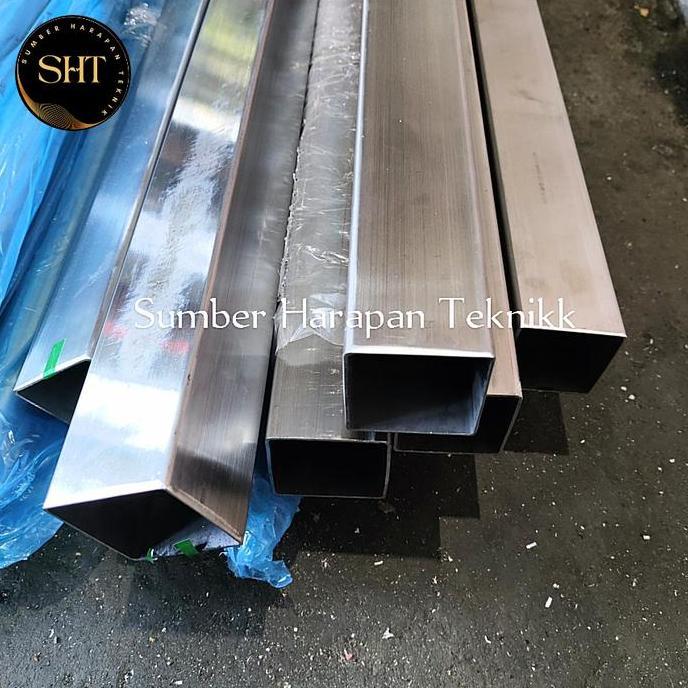 Pipa Hollow Stainless 5Cm X 5Cm Panjang 6Meter