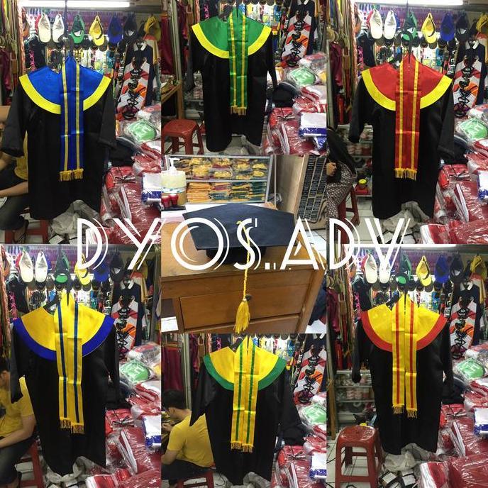 Toga wisuda TK toga tk baju toga TK anak-anak bahan satin berkualitas