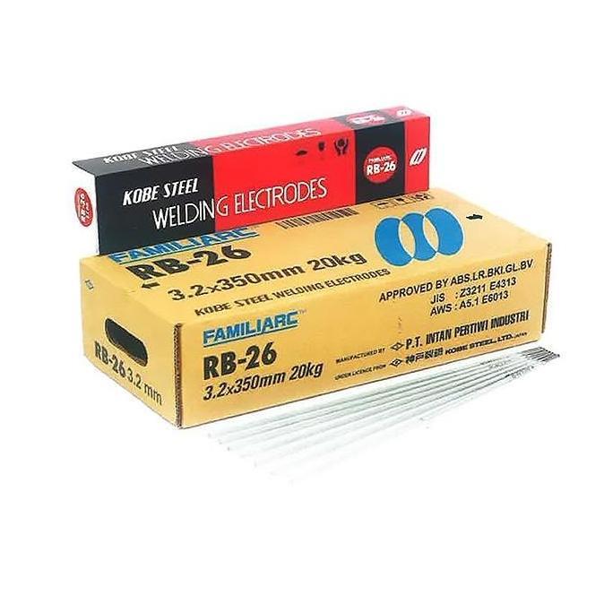 Miliki Kawat Las Kobe Rb26 Stick Electrode 2,6Mm X 350Mm