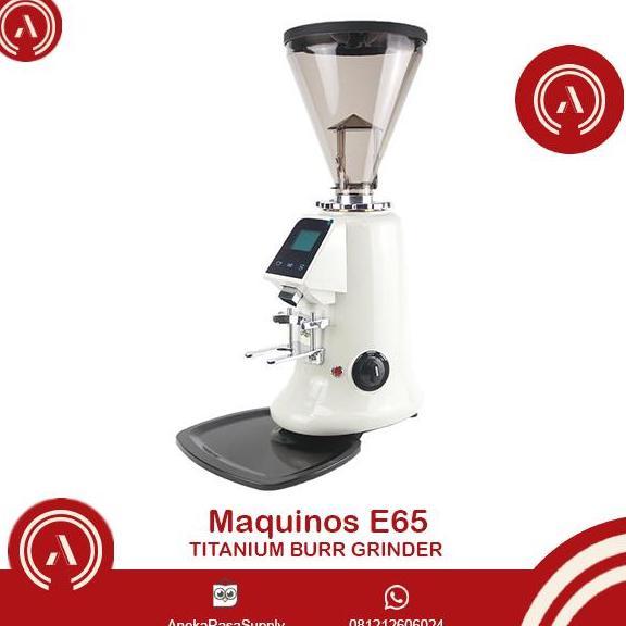 Espresso Grinder Maquinos E65 Titanium Burr Grinder