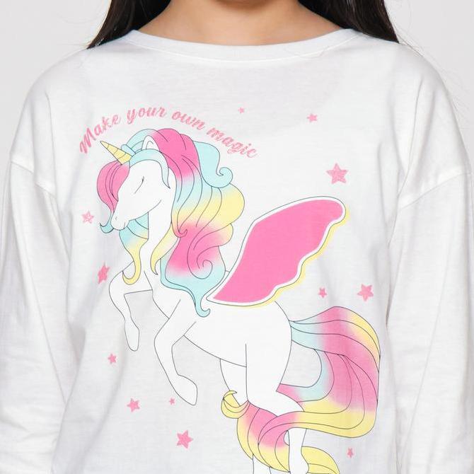 Aero Unicorn Magic Kaos Lengan Panjang Anak Perempuan 121324077