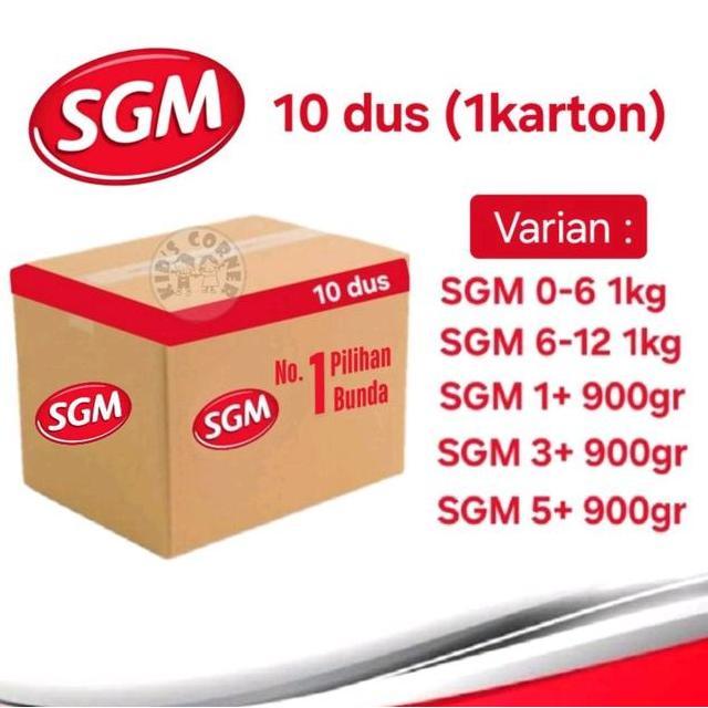 Sgm 1Karton Isi 10 Box 5 3 1612 06 900Gr1Kg Maduvanilacoklat Susu Per Lactogrow Sgm