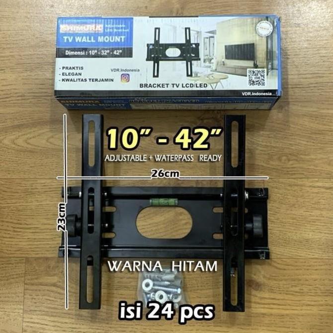 Breket TV Brecket TV Bracket TV LCD LED SHIMURA KECIL 10"-42"