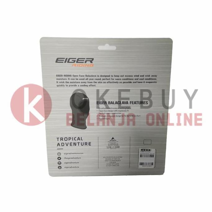 Masker/Kupluk Sarung Kepala Eiger G1048 Balaclava Vauxhall Outwear Terlaris