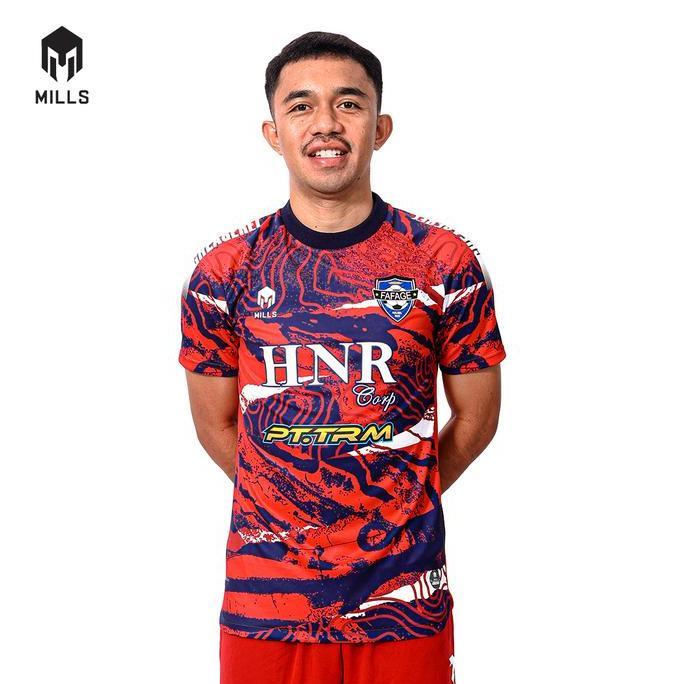TERBARU MILLS Fafage Fourth Futsal Jersey Red 1343