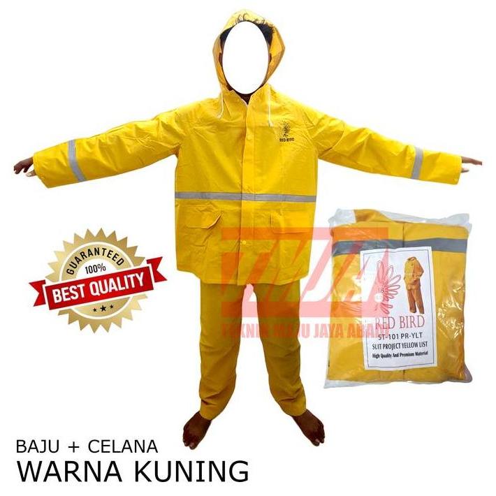 RED BIRD REDBIRD Jas Hujan ScotchLite / Rain Suit (Baju + Celana) Terlaris