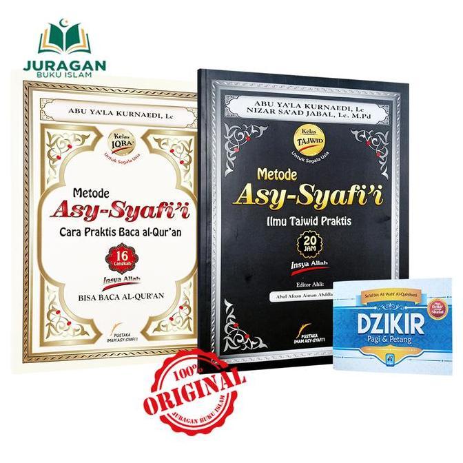 Paket Metode Asy-Syafii IQRA & TAJWID Bonus Dzikir Pagi Souvenir - PIS