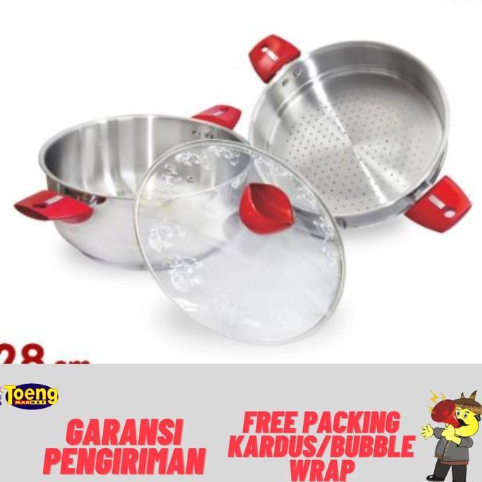 STEAMER S/S 28cm SS-2 SUPRA / PANCI KUKUS SUSUN 2 / PANCI KUKUS SUPRA