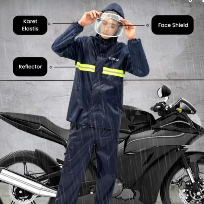 jas hujan stelan bowin oxford