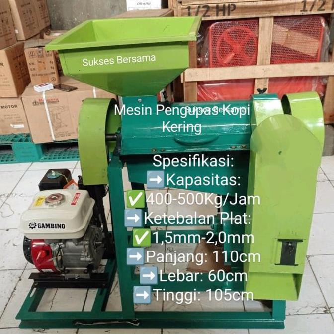 Mesin Pengupas Kopi Kering / Mesin Huller Kopi. Kering