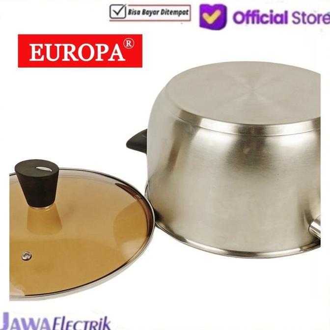 PANCI EUROPA Soup Pot Steamer 1 Susun Panci Sup Stainless