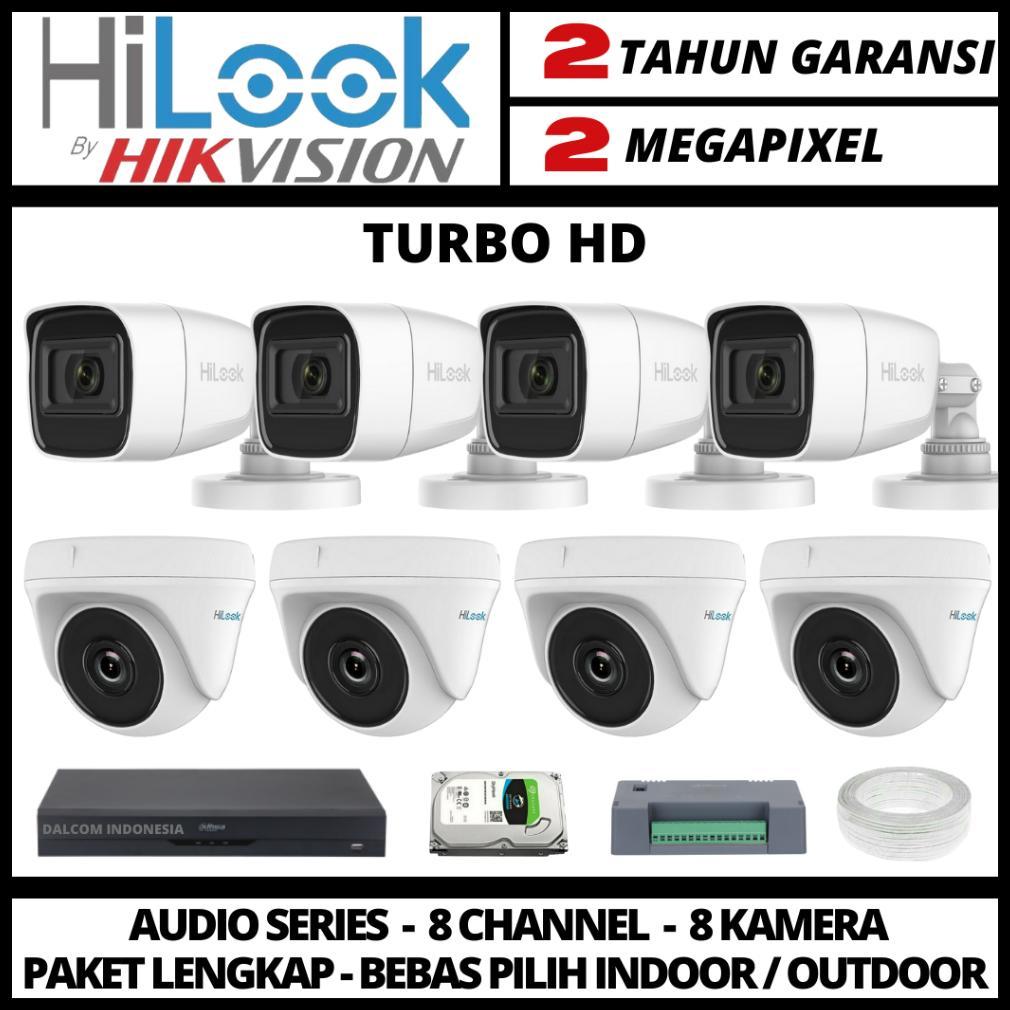 Paket CCTV Hilook 2MP Turbo HD 1-8 Channel