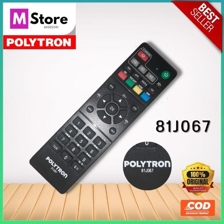 Remot Remote STB Polytron 81J067 (ORIGINAL) PDV 700T2 600T2 610T2 620T2 709T2