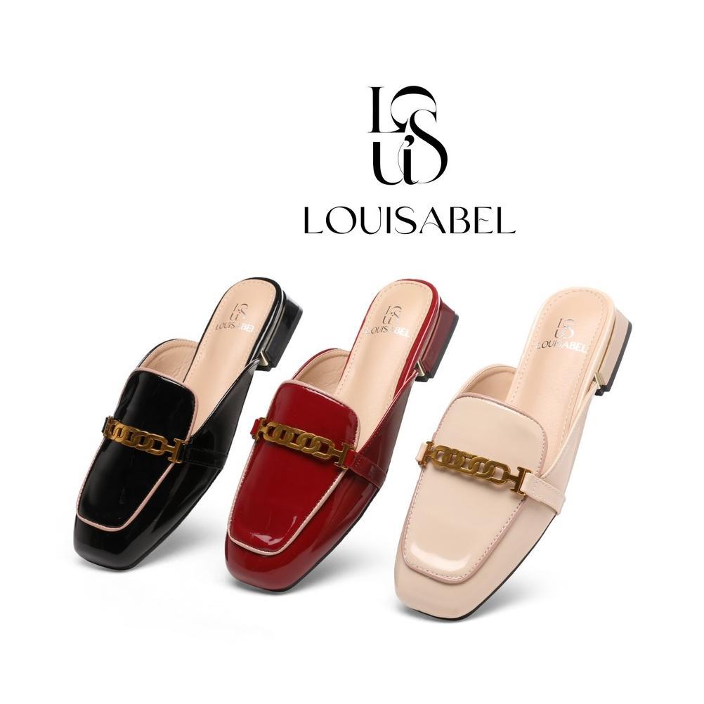 Terlaris ABEL Lenka Chain Flat Shoes Sandal Slop Mules Wanita LSB-JS1114-192