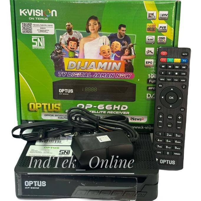 Receiver Parabola Optus NEW OP-66HD Support C Band KU Band