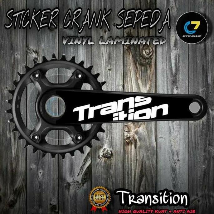 Sticker crank sepeda mtb