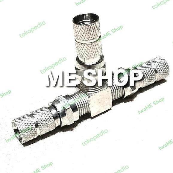 Spliter Antena (T Connector) T cabang kabel antena