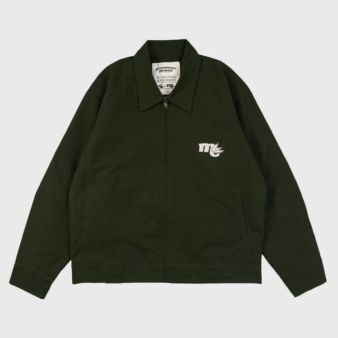 Sale Magma Work Jacket Pleasant 01 Jaket Olive Terlaris Magma Apparel Jaket Semi Boxy  Bahan Canvas 