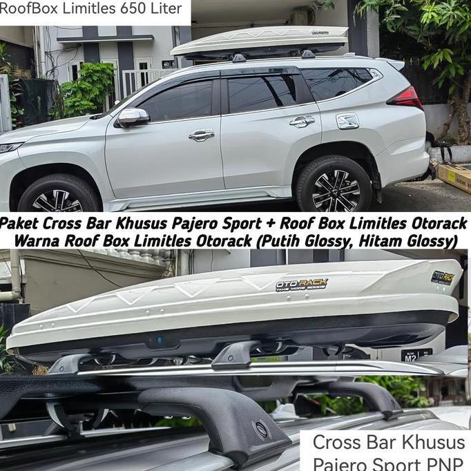 Roof Box Atas Pajero Sport + Cross Bar Pajero Sport Khusus Otorack
