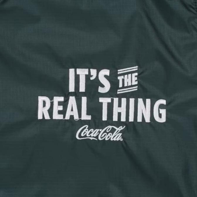 Grosir Jaket Varsity Kalibre Coca-Cola 970485 Green-Black