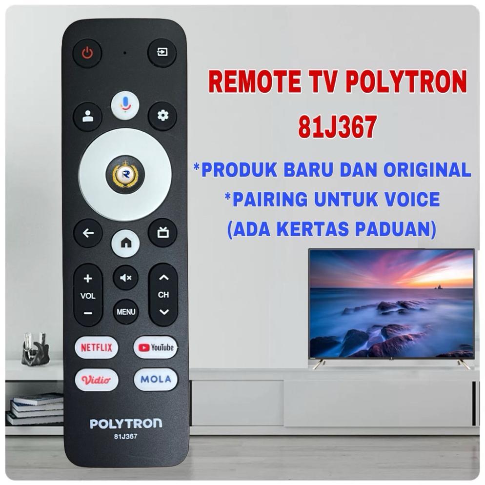 REMOT REMOTE TV POLYTRON ANDROID 81J367 ORIGINAL
