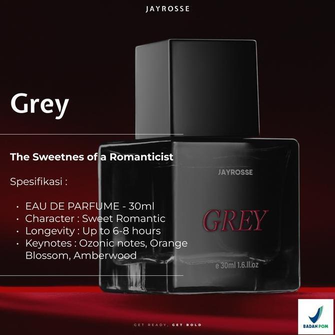 Jayrosse Perfume - Grey | Parfum Pria