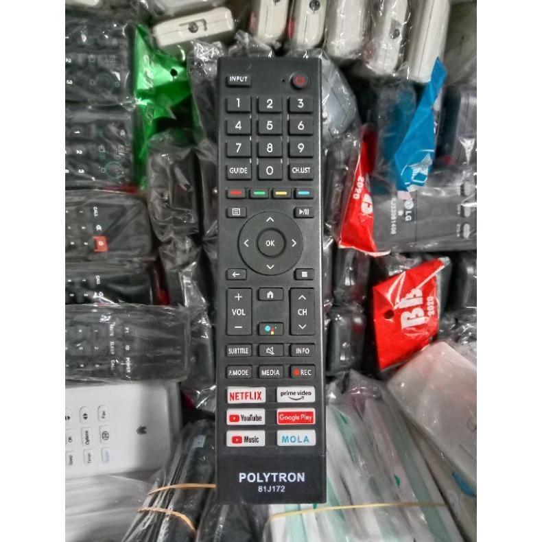 REMOT REMOTE TV POLYTRON SMART TV 81J172 81J208 NO VOICE