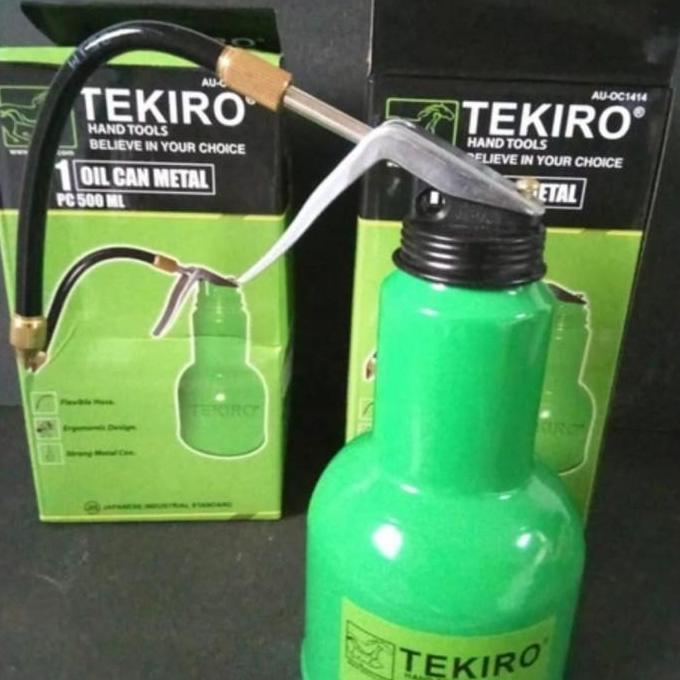 tekiro pompa oli tabung kaleng / oil can 500 ml tekiro / oil can metal TKR VJ