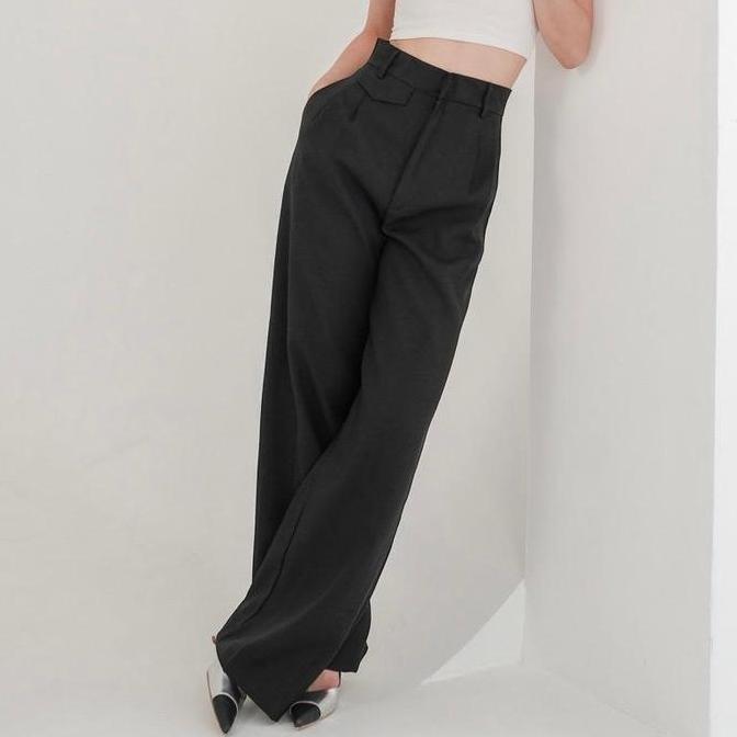 Oro Pants - Loose Pants Trouser Wanita - Celana Anti Kusut - Celana Kulot Yeona