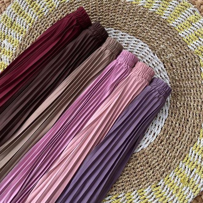 Xxxl Rok Plisket Premium Jumbo Panjang / Rok Plisket Payung Jumbo