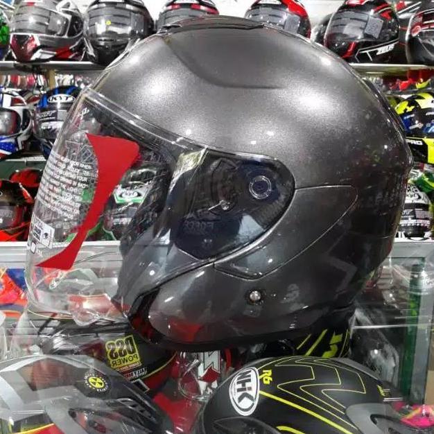 KYT HELM KYOTO SOLID GUNMETAL Terlaris