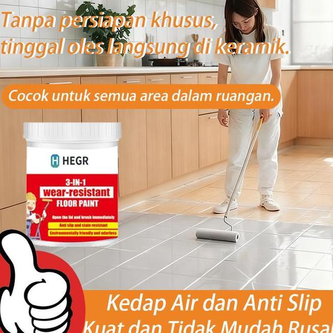Cat Lantai Epoxy Waterbased Aplikasi Mudah Tahan Cuaca Untuk Rumah Eksterior