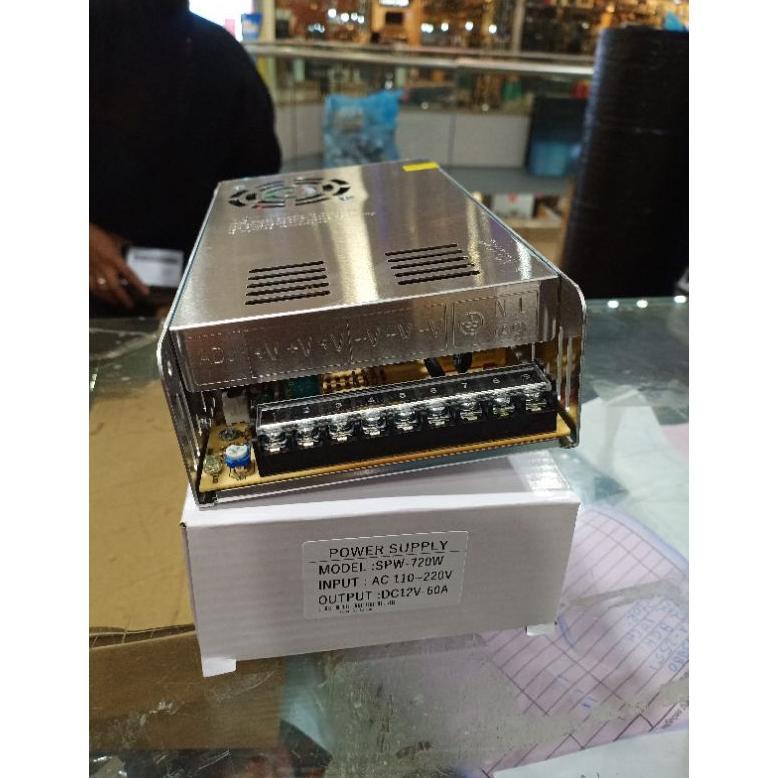 Trafo Adaptor Power Supply 12v 60A FULL POWER GARANSI Power supply