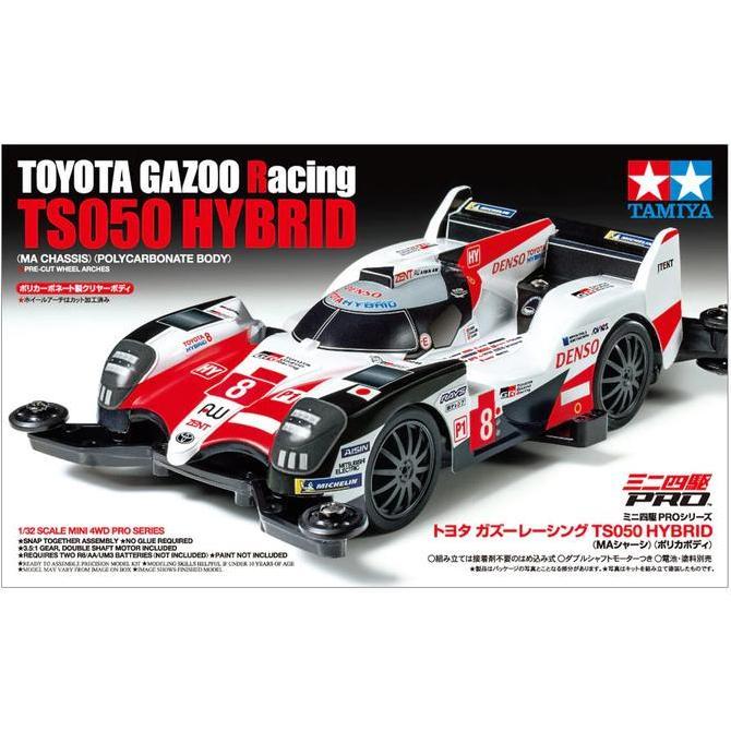 FAMINUYI - TAMIYA 18652 TOYOTA GAZOO RACING TS050 HYBRID POLYCARBONATE CHASIS RC
